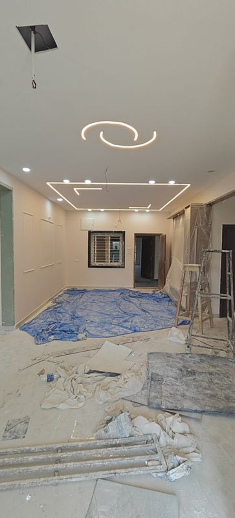 Bedroom, ambience-courtyard 3 Bedroom 2000 Sq.Ft. Apartment In Manikonda Hyderabad 10358116