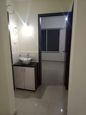 Bathroom in 2 BHK Apartment at Kamalraj Datta Vihar, Moshi – for Rent