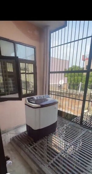 Balcony in 2 BHK Builder Floor at Beta I Greater Noida – for Rent