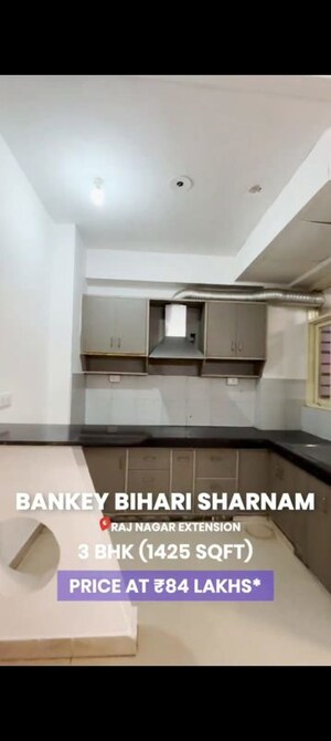 Kitchen in 3 BHK Apartment at Nitishree Aura Abode, Raj Nagar Extension – for Sale