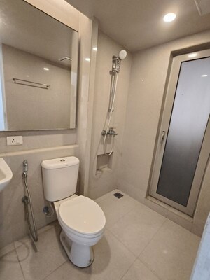 Bathroom in 3 BHK Apartment at Hiranandani Estate, Ghodbunder Road – for Rent
