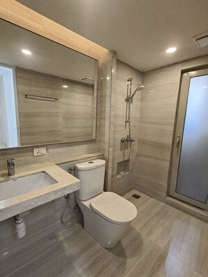 Bathroom in 2.5 BHK Apartment at Hiranandani Estate, Ghodbunder Road – for Rent