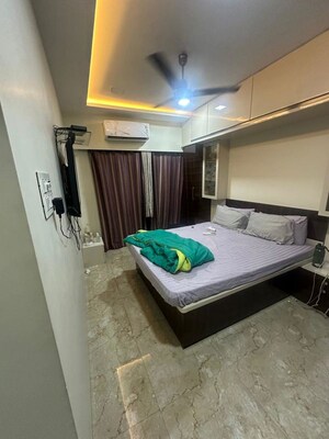 Bedroom in 1 BHK Apartment at Oxford Navrang Oasis, Goregaon West – for Rent