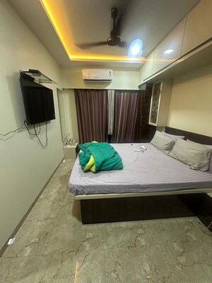 Bedroom in 1 BHK Apartment at Oxford Navrang Oasis, Goregaon West – for Rent