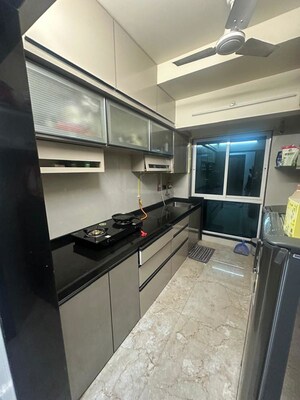 Kitchen in 1 BHK Apartment at Oxford Navrang Oasis, Goregaon West – for Rent