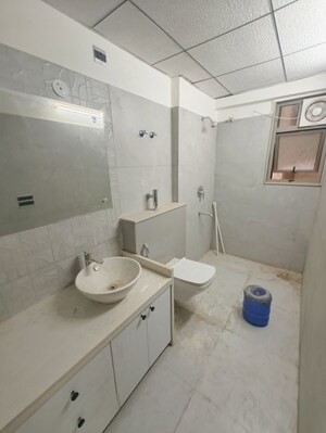 Bathroom in 3 BHK Apartment at Platinum Greens Mansarovar, Mansarovar – for Rent