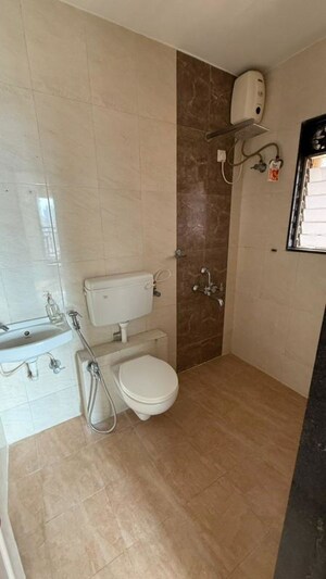 Bathroom in 3 BHK Apartment at Sugee Hiranya, Dadar West – for Rent