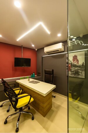 Team Area in  Office Space at Shivalik Shilp, Sanidhya – for Rent