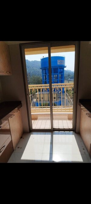 Balcony in 1 BHK Apartment at Rutu City, Thane West – for Rent