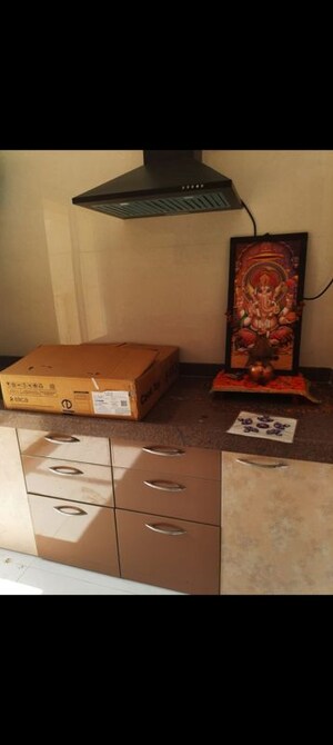 Living Room in 1 BHK Apartment at Rutu City, Thane West – for Rent