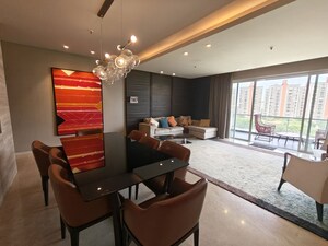 Living Room in 4 BHK Apartment at Lodha Belmondo, Gahunje – for Sale