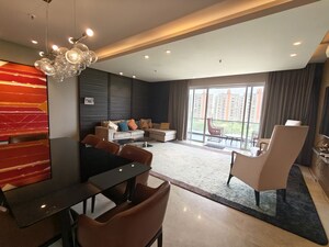 Living Room in 4 BHK Apartment at Lodha Belmondo, Gahunje – for Sale