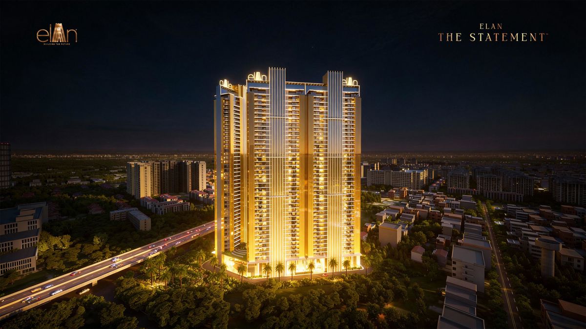4 BHK + Servant Room 4285 Sq.Ft. Apartment in Elan The Statement