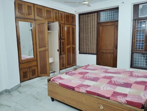 Bedroom in 3 BHK Builder Floor at Kalkaji – for Rent