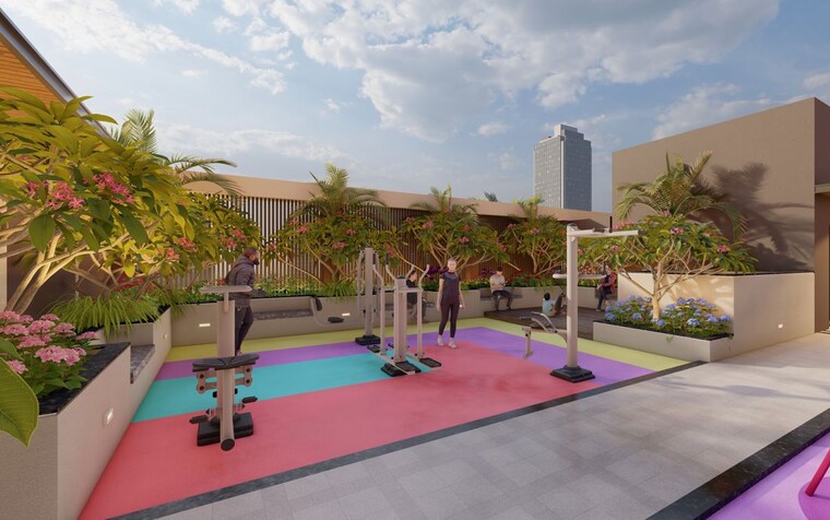 Swimming Pool, saakshi-parva-anand 2 Bedroom 771 Sq.Ft. Builder Floor In Ravet Pune 10358492