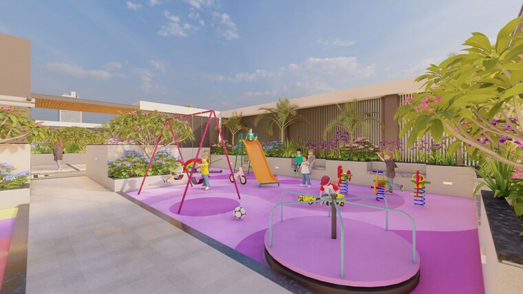 Swimming Pool, saakshi-parva-anand 2 Bedroom 771 Sq.Ft. Builder Floor In Ravet Pune 10358492