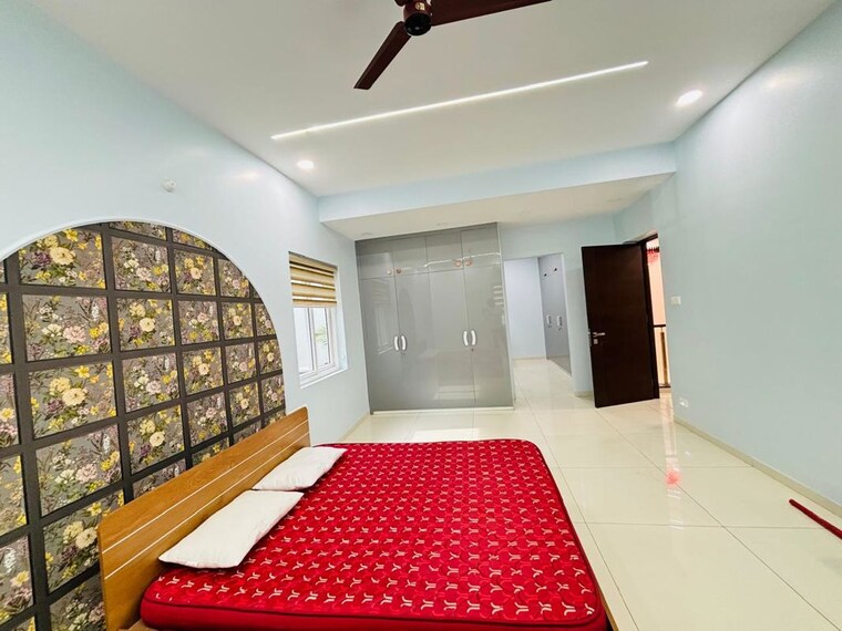 Bedroom, rajapushpa-green-dale 5 Bedroom 4200 Sq.Ft. Villa In Tellapur Hyderabad 10358503