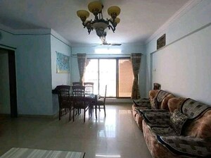 Living Room in 1.5 BHK Apartment at Lodha Amara, Kolshet Road – for Rent