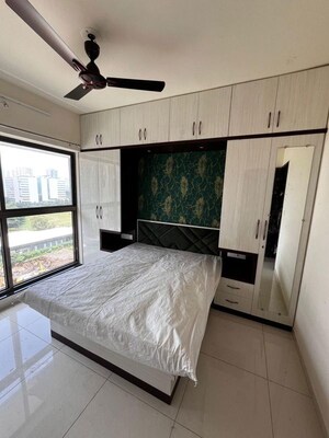 Bedroom in 2 BHK Apartment at Paranjape Blue Ridge, Hinjewadi – for Rent