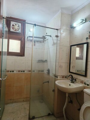 Bathroom in 4 BHK Apartment at Sector 18a Dwarka – for Rent