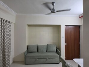 Living Room in 1 BHK Apartment at Raunak Bliss Phase A3, Ghodbunder Road – for Rent