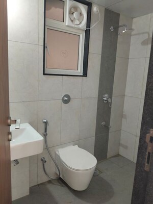 Bathroom in 3 BHK Apartment at Welworth Purnam, Hinjewadi – for Rent