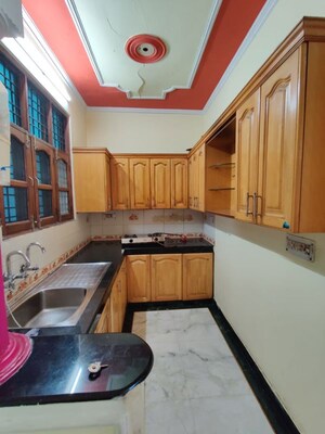 Kitchen in 4 BHK Builder Floor at Ansal Plaza Gurgaon, Palam Vihar – for Rent