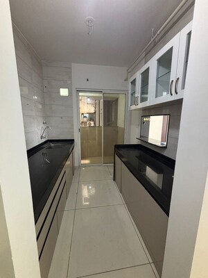 Kitchen in 3 BHK Apartment at Gulmohar Queenstown Kharadi, Kharadi – for Rent