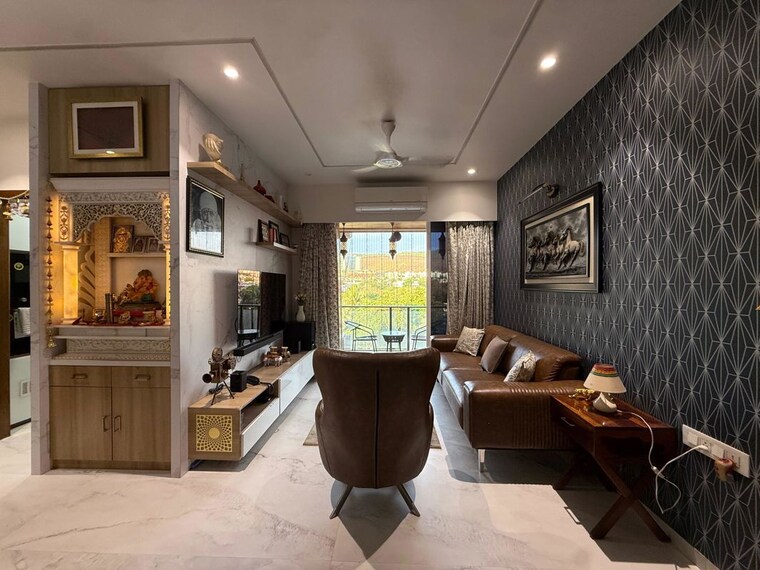 Living Room, omkar-alta-monte 3 Bedroom 1350 Sq.Ft. Apartment In Malad East Mumbai 10358646