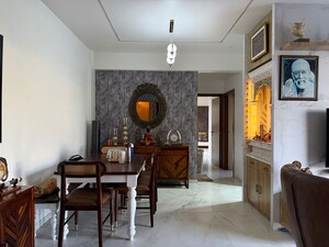 Living Room in 3 BHK Apartment at Omkar Alta Monte, Malad East – for Rent