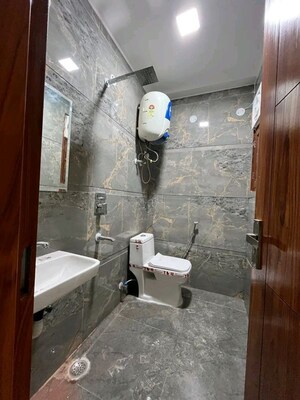 Bathroom in 2 BHK Apartment at Chattarpur – for Rent