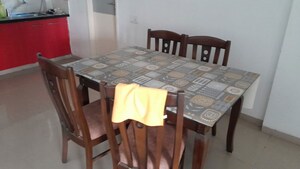 Dining area in 2 BHK Apartment at Goyal Orchid Greenfield, Bopal – for Rent