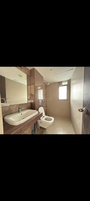 Bathroom in 3 BHK Apartment at Lodha Luxuria Priva, Majiwada – for Rent