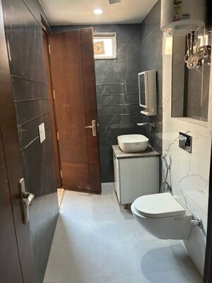 Bathroom in 3 BHK Builder Floor at Naraina – for Rent