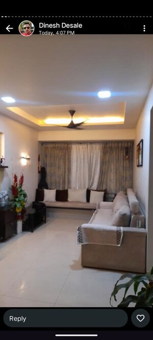 Living Room in 1 BHK Apartment at Prajakta CHS Naupada, Naupada – for Rent