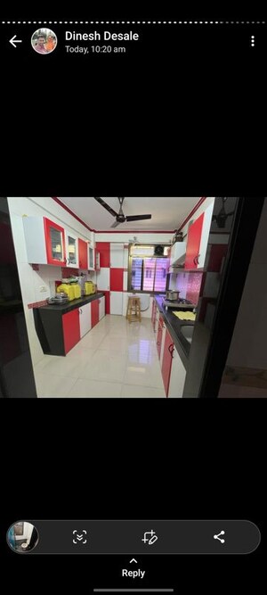 Kitchen in 1 BHK Apartment at Prajakta CHS Naupada, Naupada – for Rent