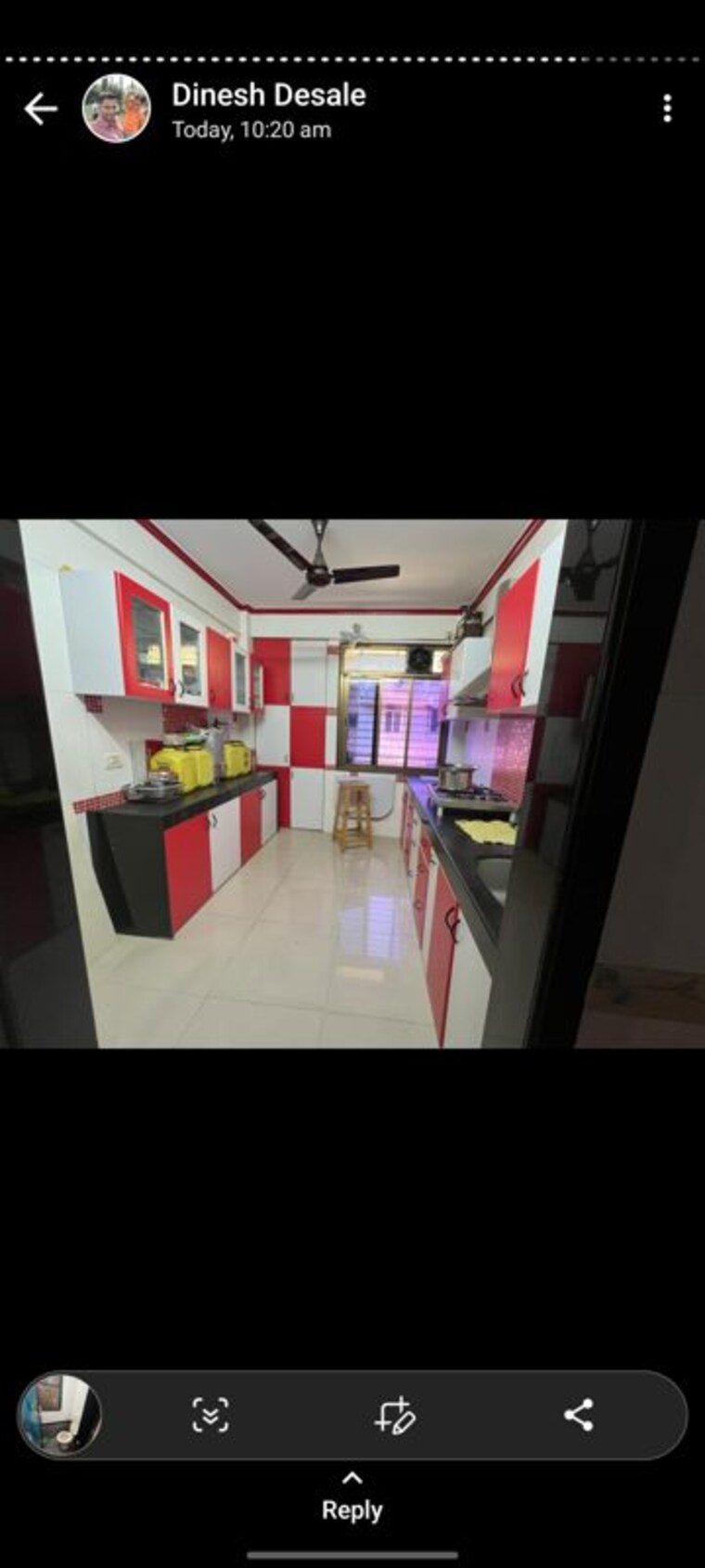 Kitchen, prajakta-chs-naupada 1 Bedroom 620 Sq.Ft. Apartment In Naupada Thane 10358795