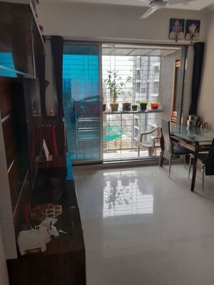 Living Room in 1 BHK Apartment at Nicon Infinity, Vasai East – for Sale