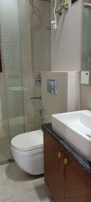 Bathroom in 3 BHK Builder Floor at Chittaranjan Park – for Sale