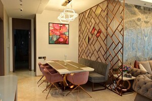 Dining area in 4 BHK Apartment at Raheja Imperia, Worli – for Rent