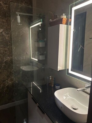 Kitchen in 2 BHK Builder Floor at Ansal Sushant Lok I, Sector 43 – for Rent