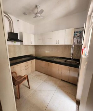 Kitchen in 3 BHK Apartment at Rishita Manhattan, Gomti Nagar – for Rent