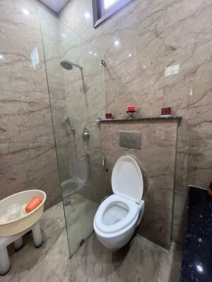 Bathroom in 2 BHK Builder Floor at Lajpat Nagar I – for Rent