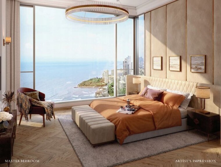 Bedroom, kalpataru-azuro 4 Bedroom 2762 Sq.Ft. Apartment In Nepean Sea Road Mumbai 10358969