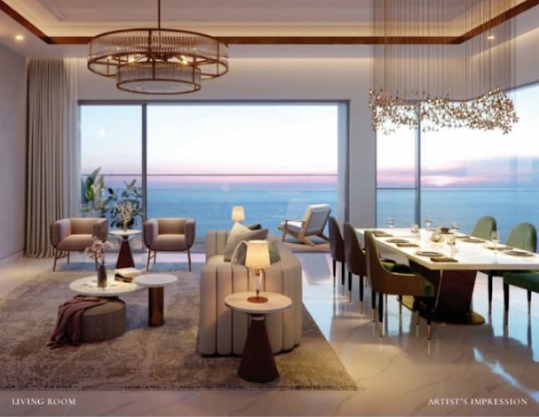 Living Room, kalpataru-azuro 4 Bedroom 2762 Sq.Ft. Apartment In Nepean Sea Road Mumbai 10358969