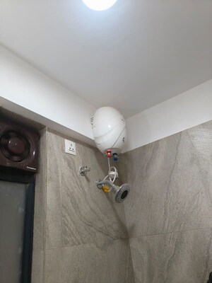 Bathroom in 2.5 BHK Apartment at Prescon Midtown Bay, Mahim West – for Rent