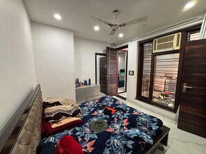 Bedroom in 3 BHK Builder Floor at Rajouri Garden – for Rent