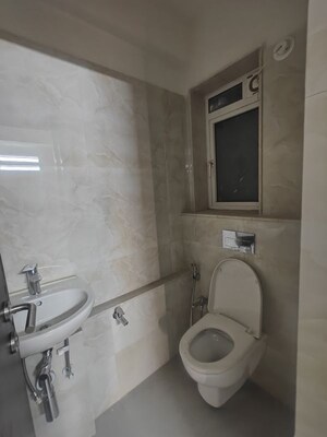 Bathroom in 4 BHK Apartment at Seawoods – for Rent