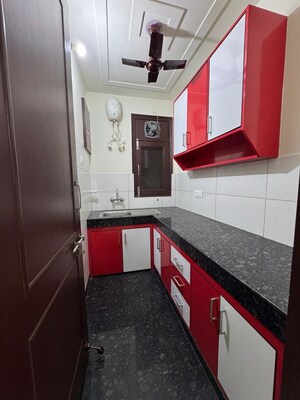 Kitchen in 1 BHK Apartment at Chattarpur – for Rent