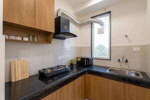 Kitchen in 1 BHK Builder Floor at Uday Nagar – for Rent